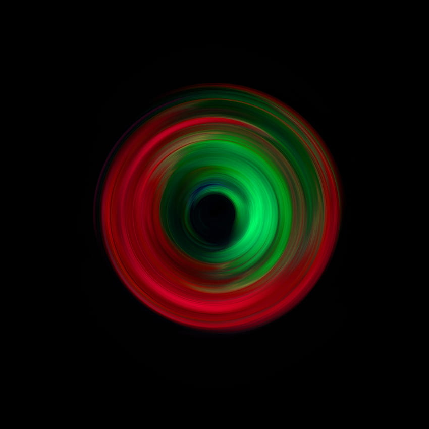 Koło ciemnozielone czerwone tło wzór, czerwony czarny zielony Tapeta na telefon HD