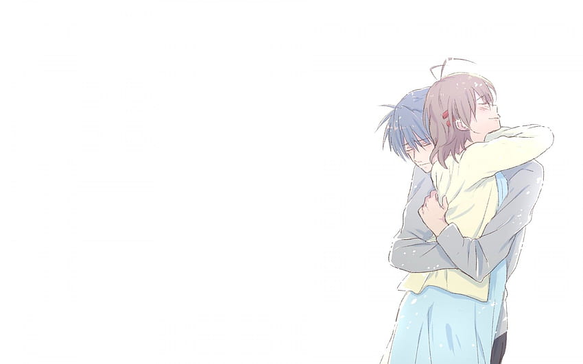 Okazaki Tomoya, Hug Anime HD wallpaper