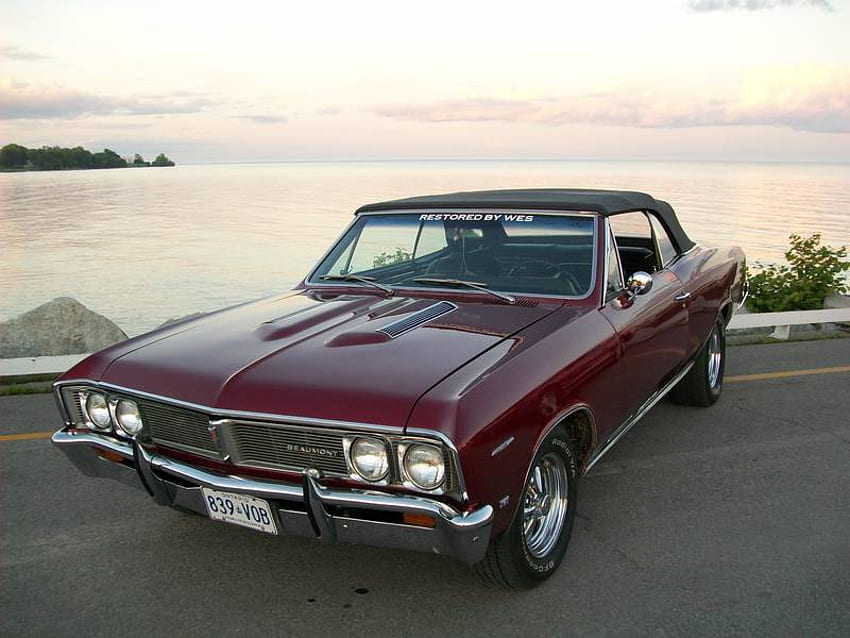 1967 Pontiac Beaumont conversível, pontiac, clássico, conversível, carro, beaumont papel de parede HD