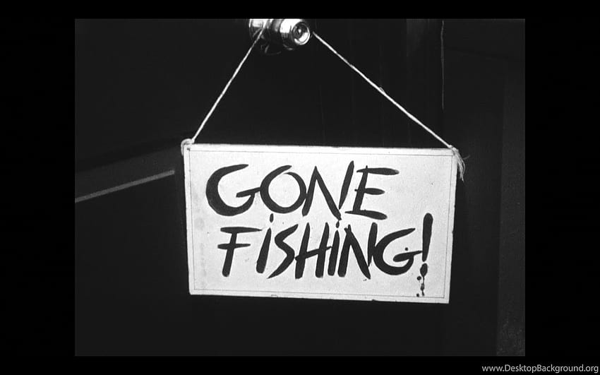 GONE FISHING! YouTube Background HD wallpaper