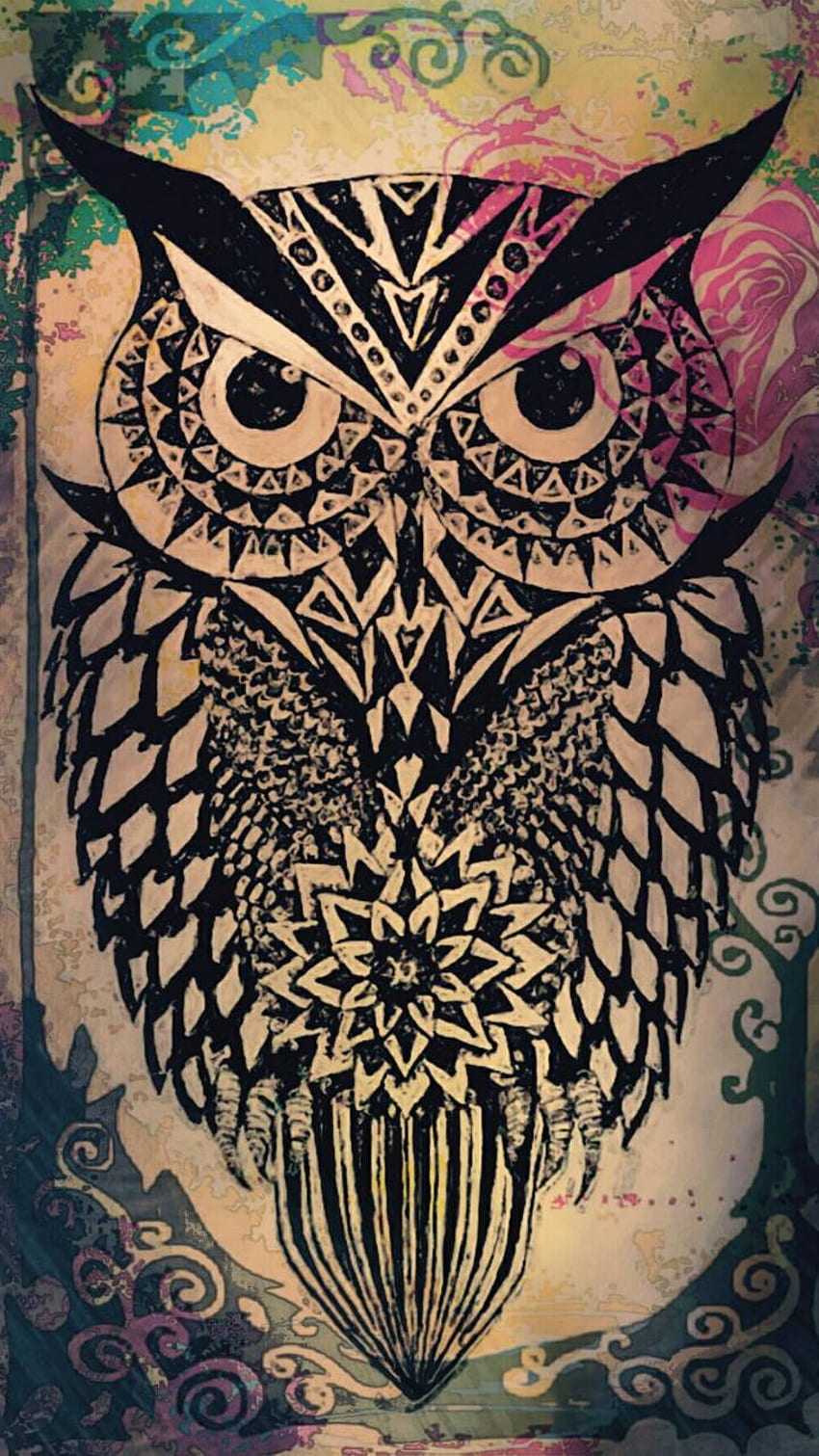 Tribal Abstract Owl HD phone wallpaper | Pxfuel