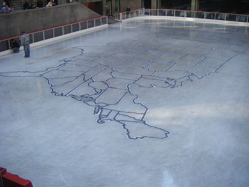 hockey rink background