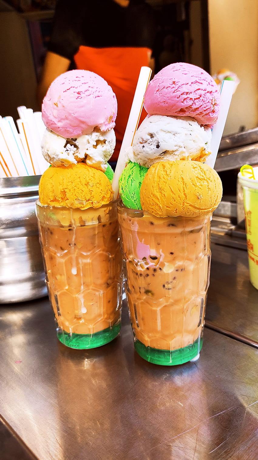 Faluda, icecream, ice cream cone, ingredient, cold HD phone wallpaper