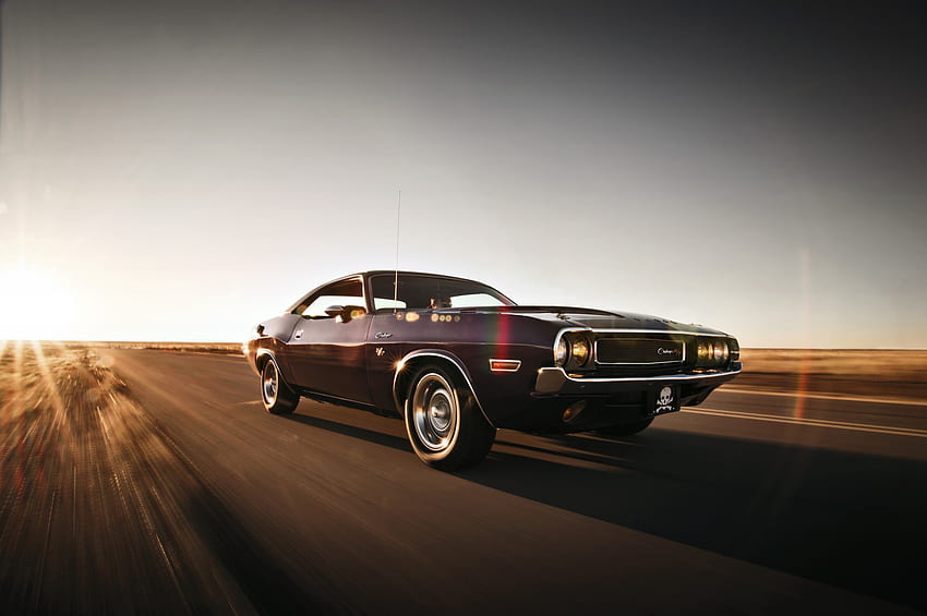 Challenger, Cars, Movement, Traffic, Speed, Dodge HD wallpaper