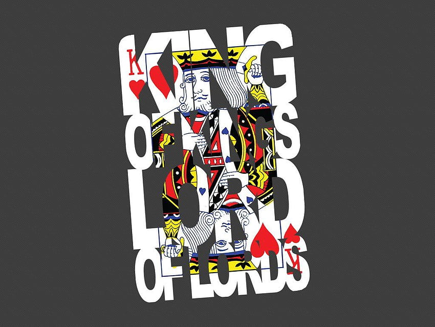 Re dei re, carta del re Sfondo HD