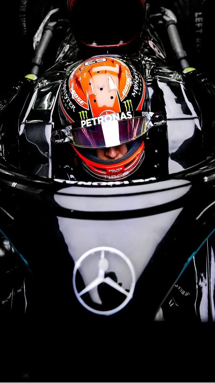 Twitter'da Mercedes AMG PETRONAS F1 Takımı. Formula 1 Araba Yarışı, George Russell, George Russel HD telefon duvar kağıdı