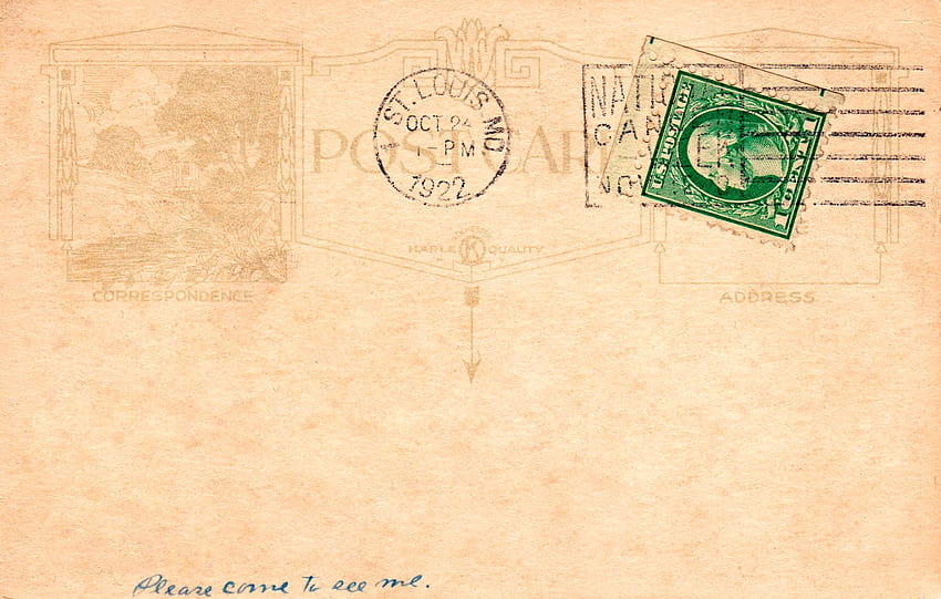 Carte Postale, Ancienne Carte Postale Fond d'écran HD
