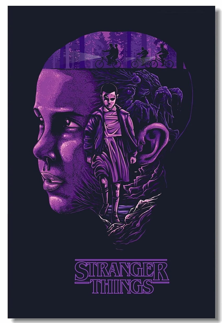 Custom Canvas Wall Mural Stranger Things TV Series Poster Stranger Things Paintings Eleven Millie Wall Stickers HD phone wallpaper