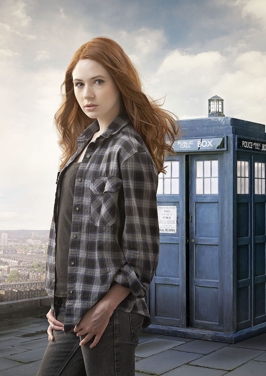 Karen Gillan, Amy Pond, Doctor Who HD phone wallpaper