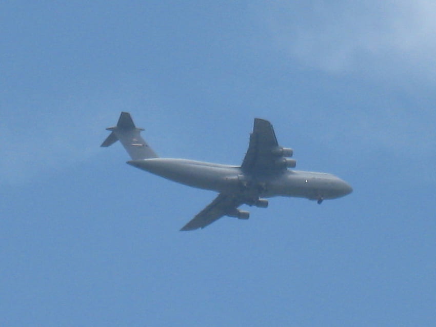 C-5 Galaxy Military Cargo Plane, jet, ทหาร, c5, เครื่องบิน, เครื่องบินบรรทุกสินค้า วอลล์เปเปอร์ HD