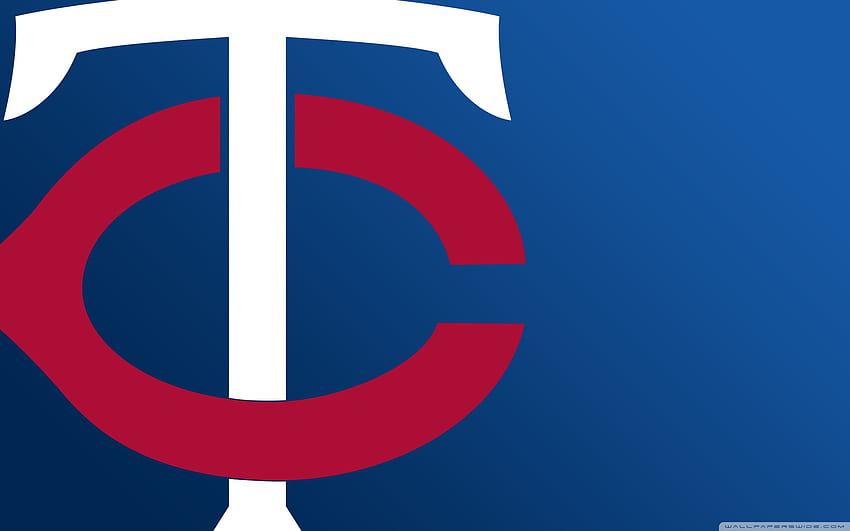 Ултра фон за лого на Minnesota Twins TC, спортно лого HD тапет