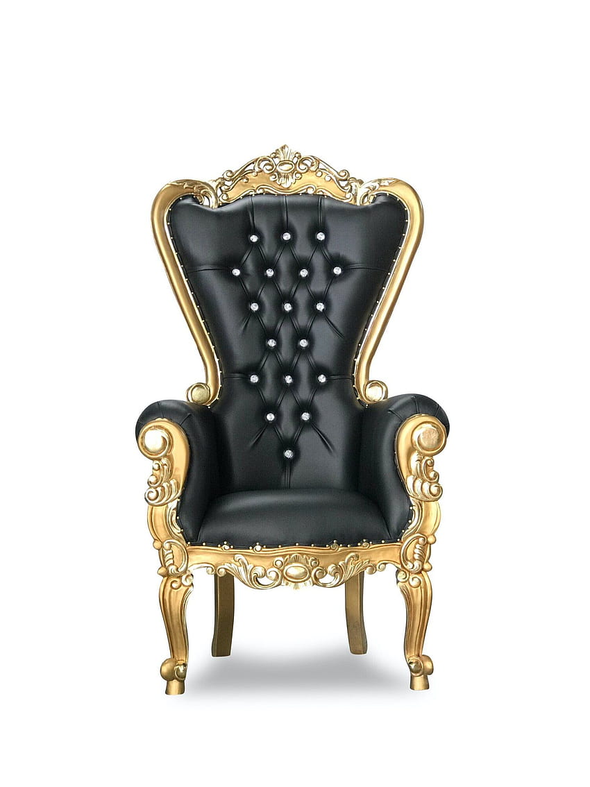 OG (T) Throne. Gold and black background, Throne chair, Black chair HD phone wallpaper