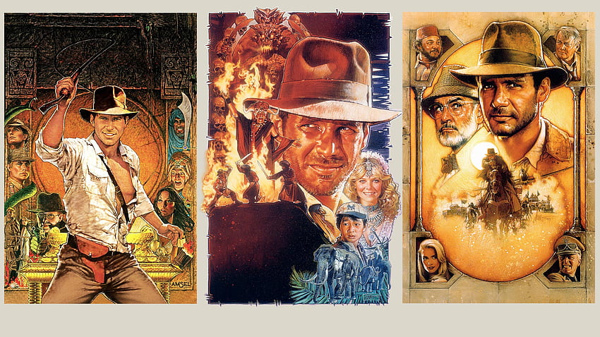 Indiana Jones und der Tempel des Todes. Hintergrund., Indiana Jones Art HD-Hintergrundbild