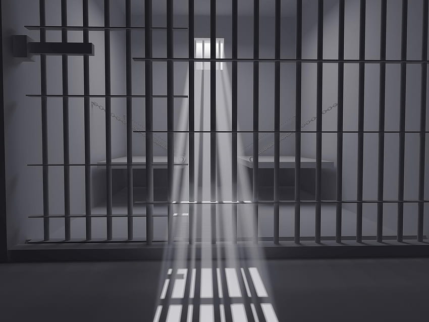 Gefängniszelle, Gefängnisgitter HD-Hintergrundbild