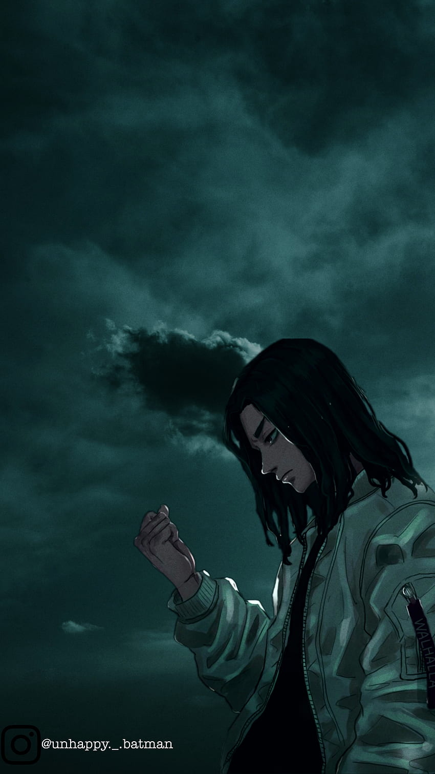 Baji Keisuke, awan, langit, tokyo, balas dendam Tokyo, anime wallpaper ponsel HD