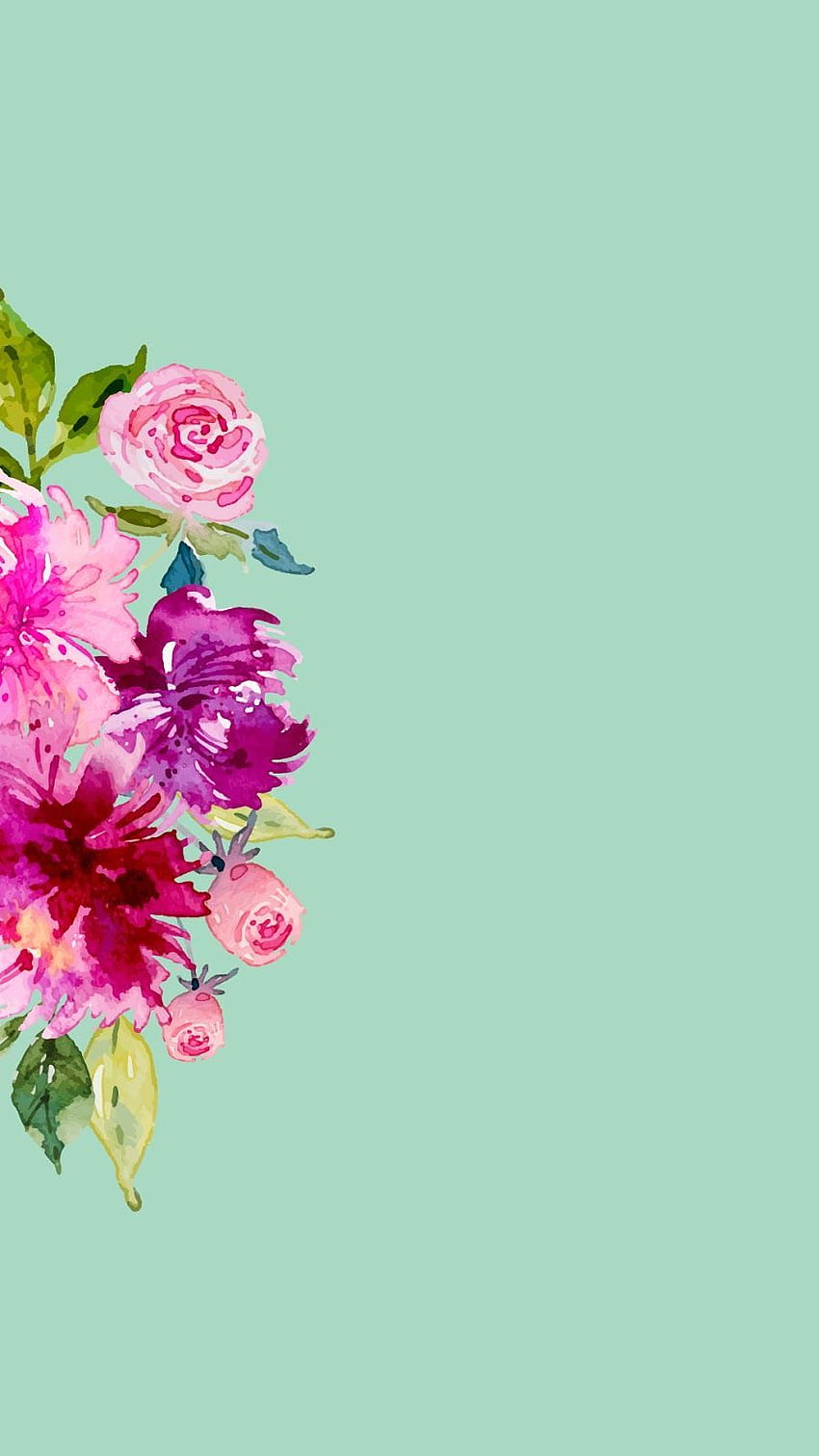 Pastel Minimalist Floral, Pastel Rose Flower HD phone wallpaper