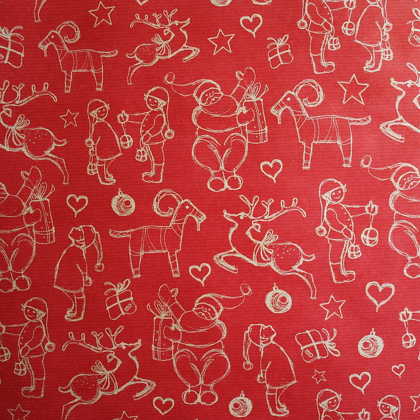 Christmas Wrapping Paper - Elin HD phone wallpaper