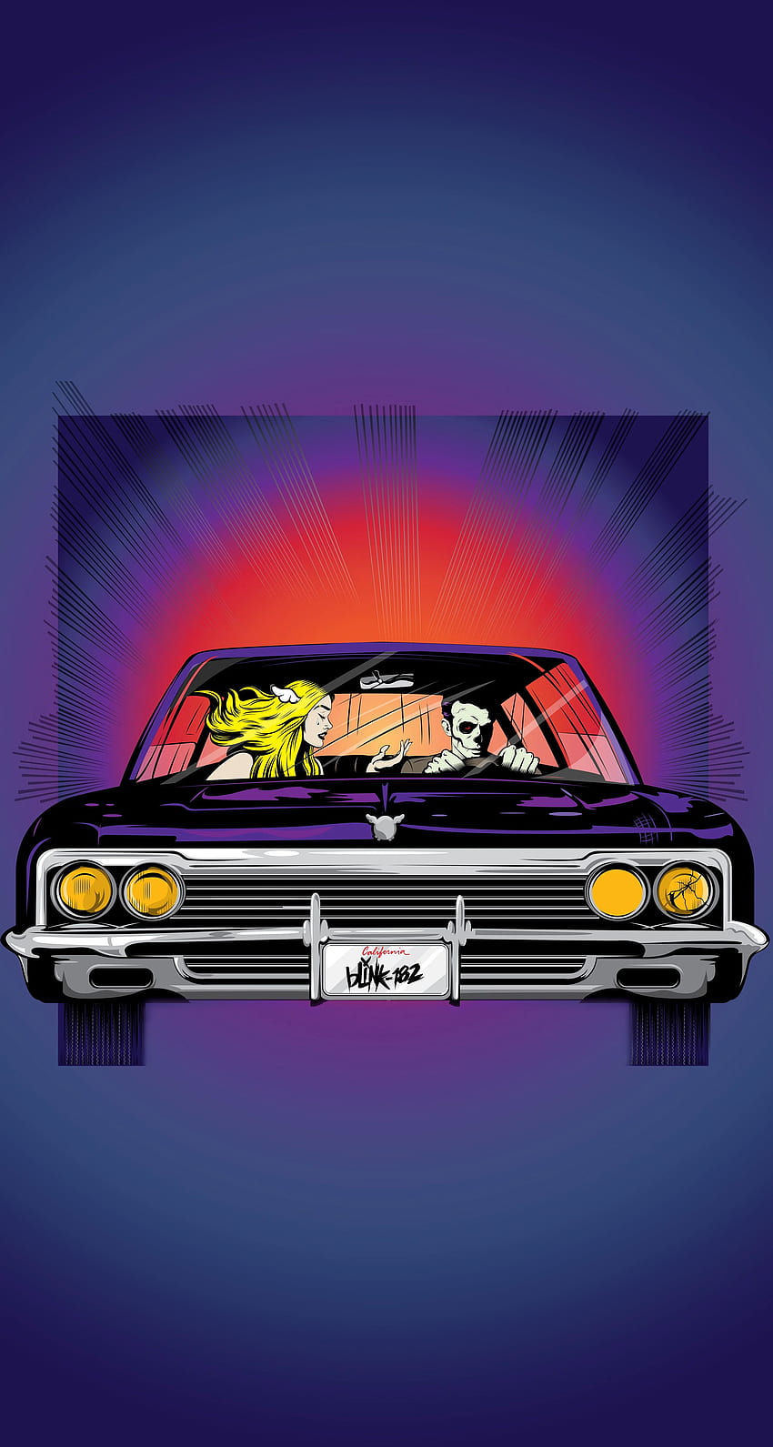 Blink 182 Califórnia Papel de parede de celular HD