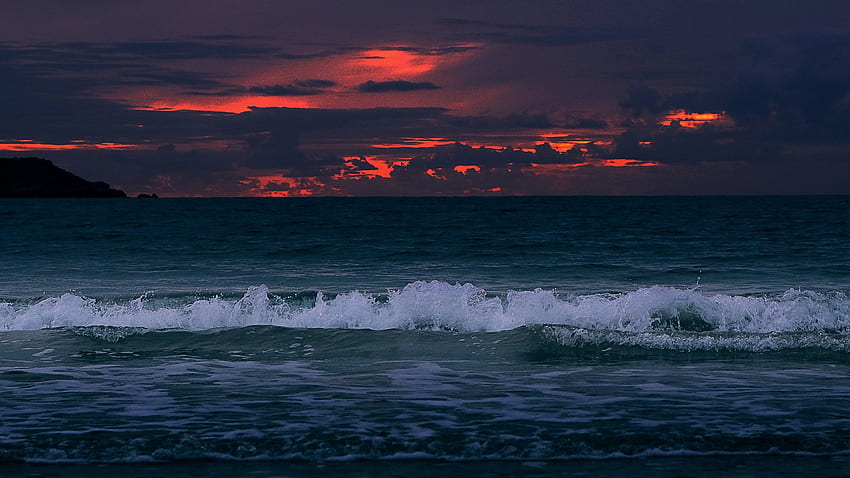 พื้นหลังมหาสมุทรเต็ม () มหาสมุทรที่น่ากลัว วอลล์เปเปอร์ HD