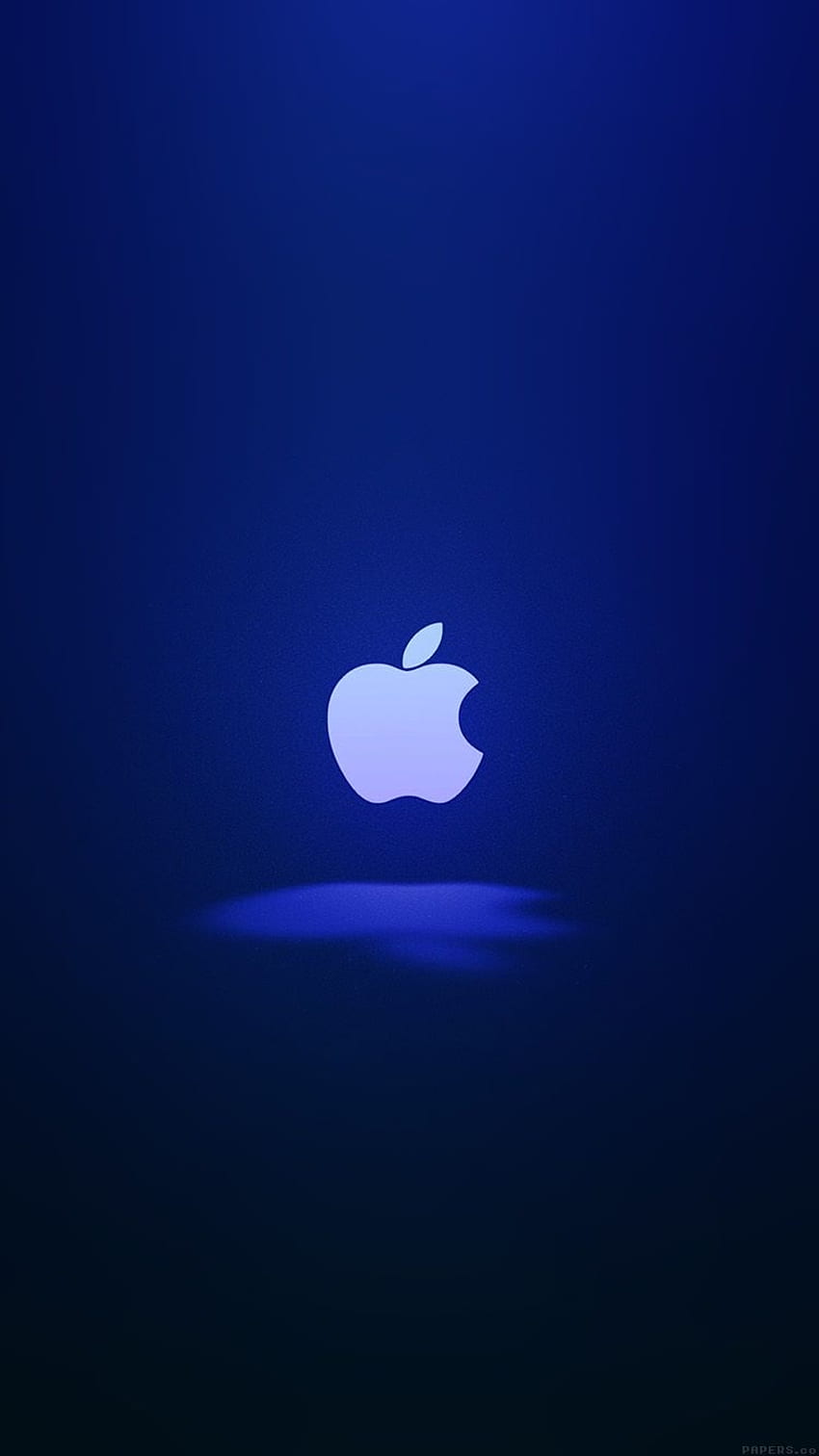 Logo Apple Love Mania Blu - iPhone 6 . Apple'tite Sfondo del telefono HD