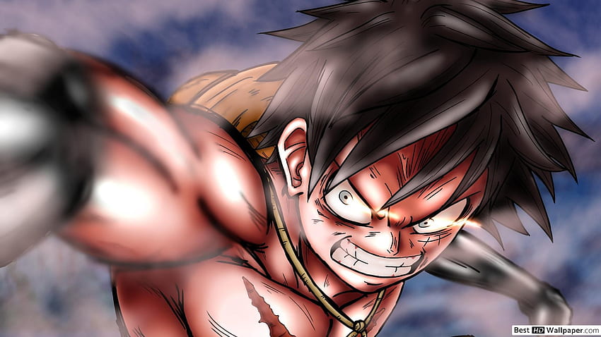 One Piece - Affe D. Ruffy Haki HD-Hintergrundbild