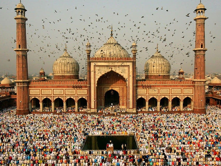 Jama Masjid 1'024×768 píxeles. Jama Masjid, horizonte de Delhi fondo de pantalla