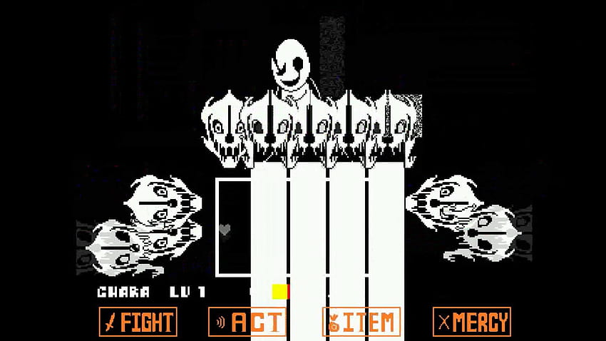Undertale - Pacifist Sans and WD Gaster fight (fanmade game) HD wallpaper