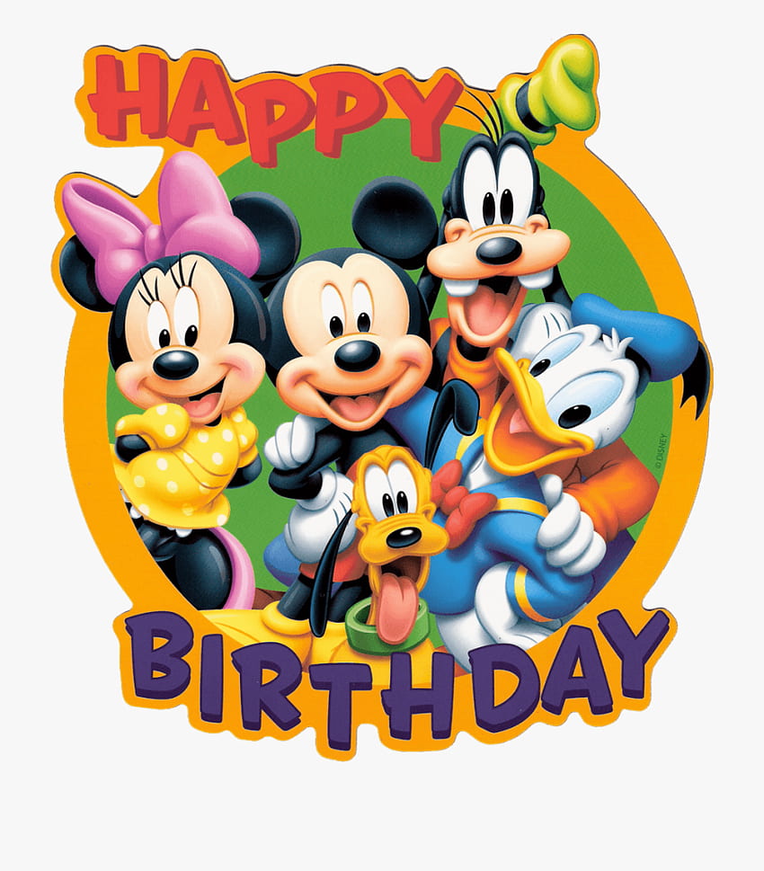 Prediseñadas de cumpleaños de Mickey Mouse, dibujos animados de