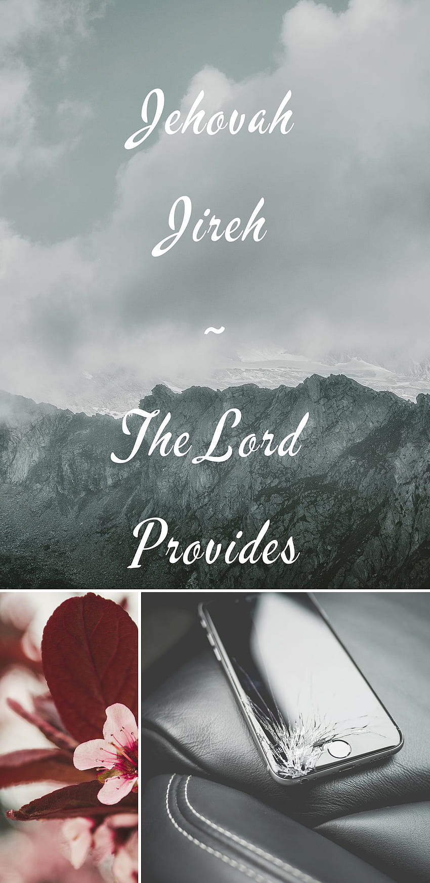 Jehovah Jireh The Lord Provides Themed Multi Color Christian HD phone wallpaper