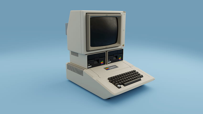 Apple II Render (trzeci renderowany model), Apple 2 Tapeta HD