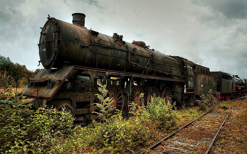 Old, Railway, Locomotive, Steam Locomotive HD wallpaper