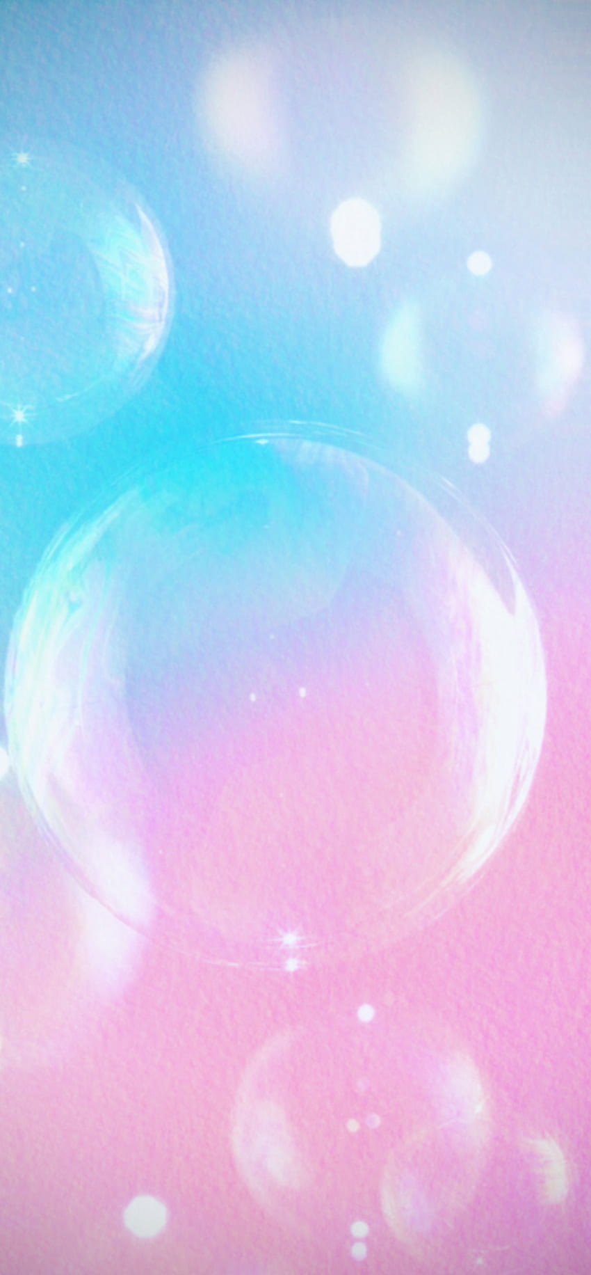 Bubble Pop, akwarela, niebieski, bąbelki Tapeta na telefon HD