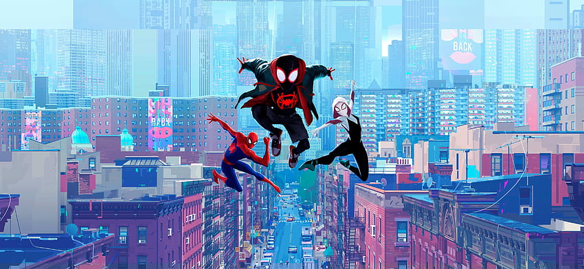 Филм, фен арт, Spider-Man: Into the Spider-Verse HD тапет