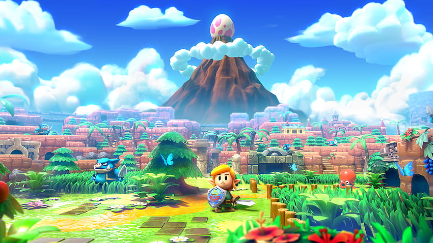 The Legend of Zelda: Link's Awakening (Nintendo Switch), Cartoon Nintendo Switch HD wallpaper