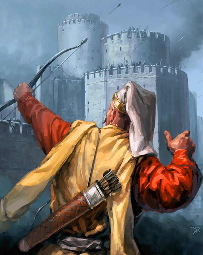 Ottoman Janissary archer besieging Constantinople. Empire HD phone wallpaper
