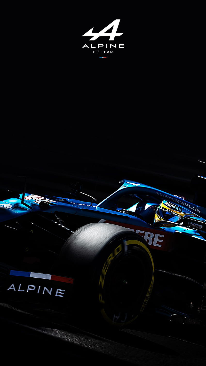 Alpines F1-Team auf Twitter. Formel-1-Auto, F1-Plakat, Team HD-Handy-Hintergrundbild
