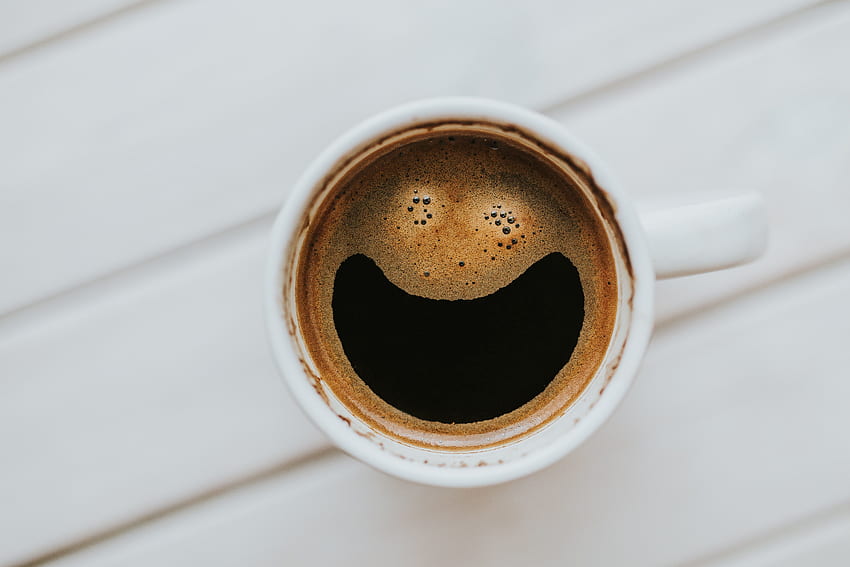 Essen, Kaffee, Tasse, Lächeln, Schaum, Meerschaum, Espresso HD-Hintergrundbild