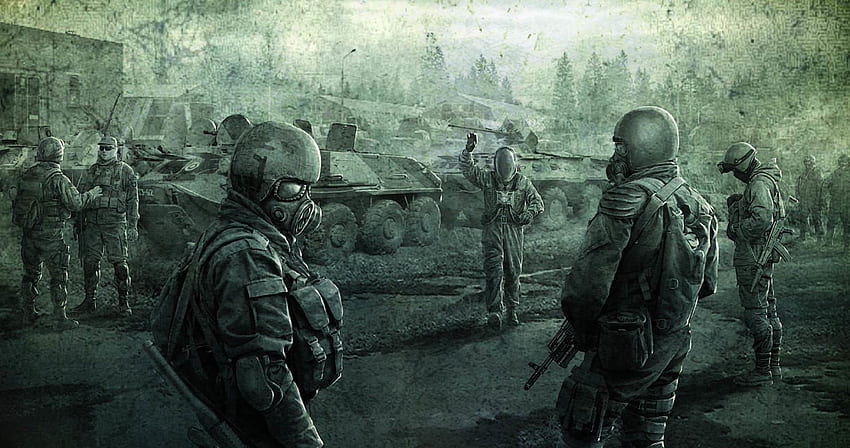stalker video game ultra . Zombies apocalypse art HD wallpaper