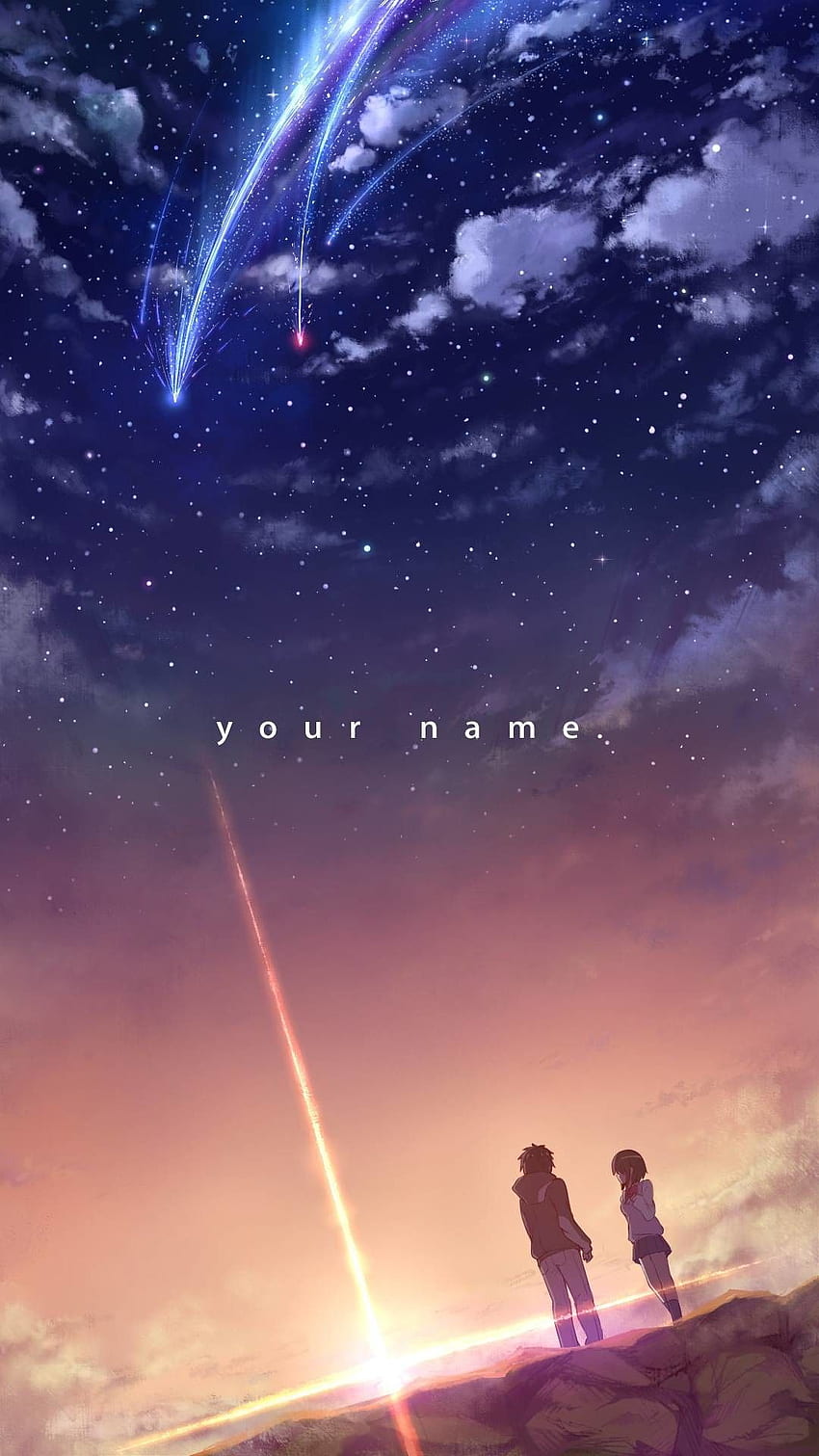 Mời bạn tải về bộ hình nền anime Your Name đẹp 4K 5K dành cho điện thoại  và máy tính