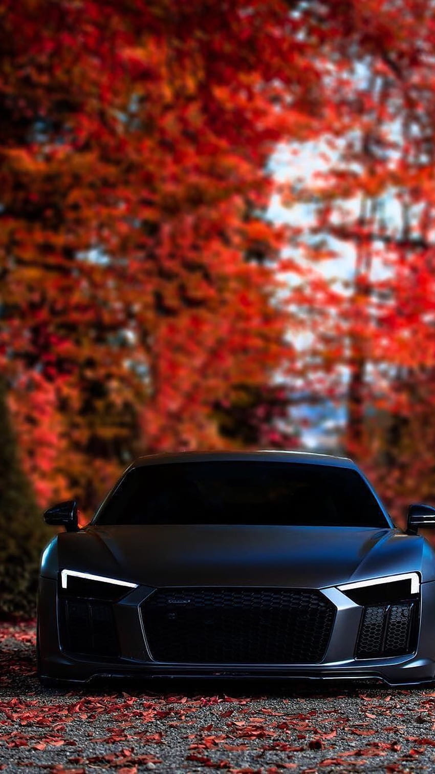 Voiture noire, voiture Audi noire Fond d'écran de téléphone HD