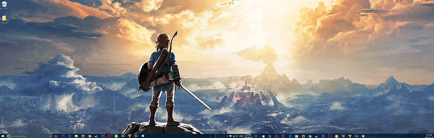 Legenda Zelda Dual Monitor Wallpaper HD