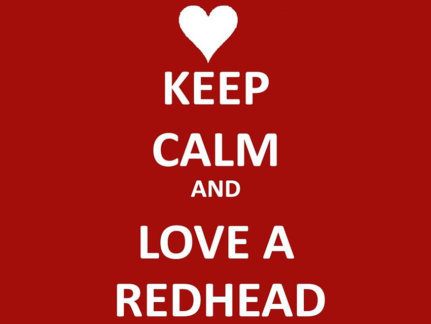 Keep Calm, ขาว, แดง, ตลก, ผมแดง, อารมณ์ขัน วอลล์เปเปอร์ HD
