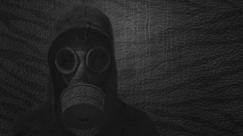 Gas Mask Military (727), Dark Military HD wallpaper