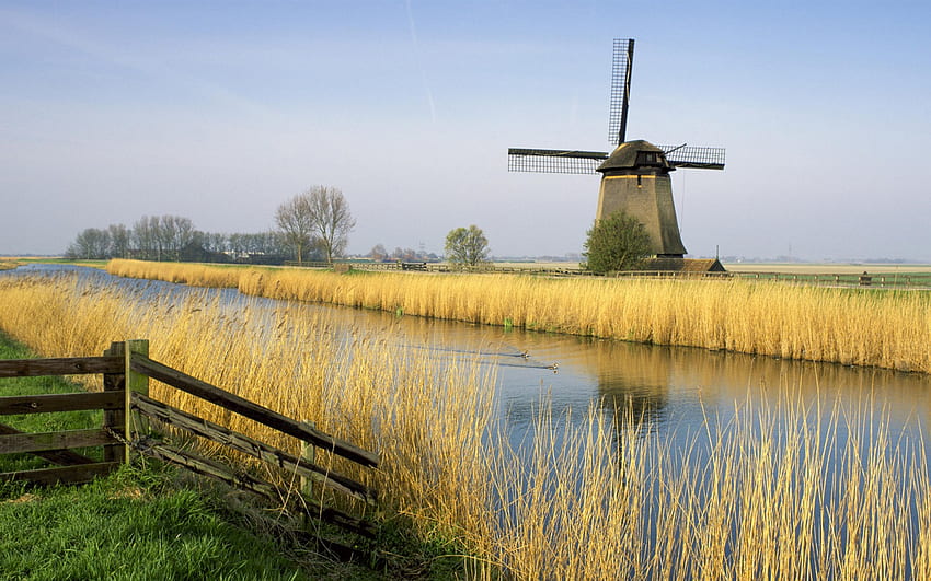 Dutch Windmill Preview HD wallpaper