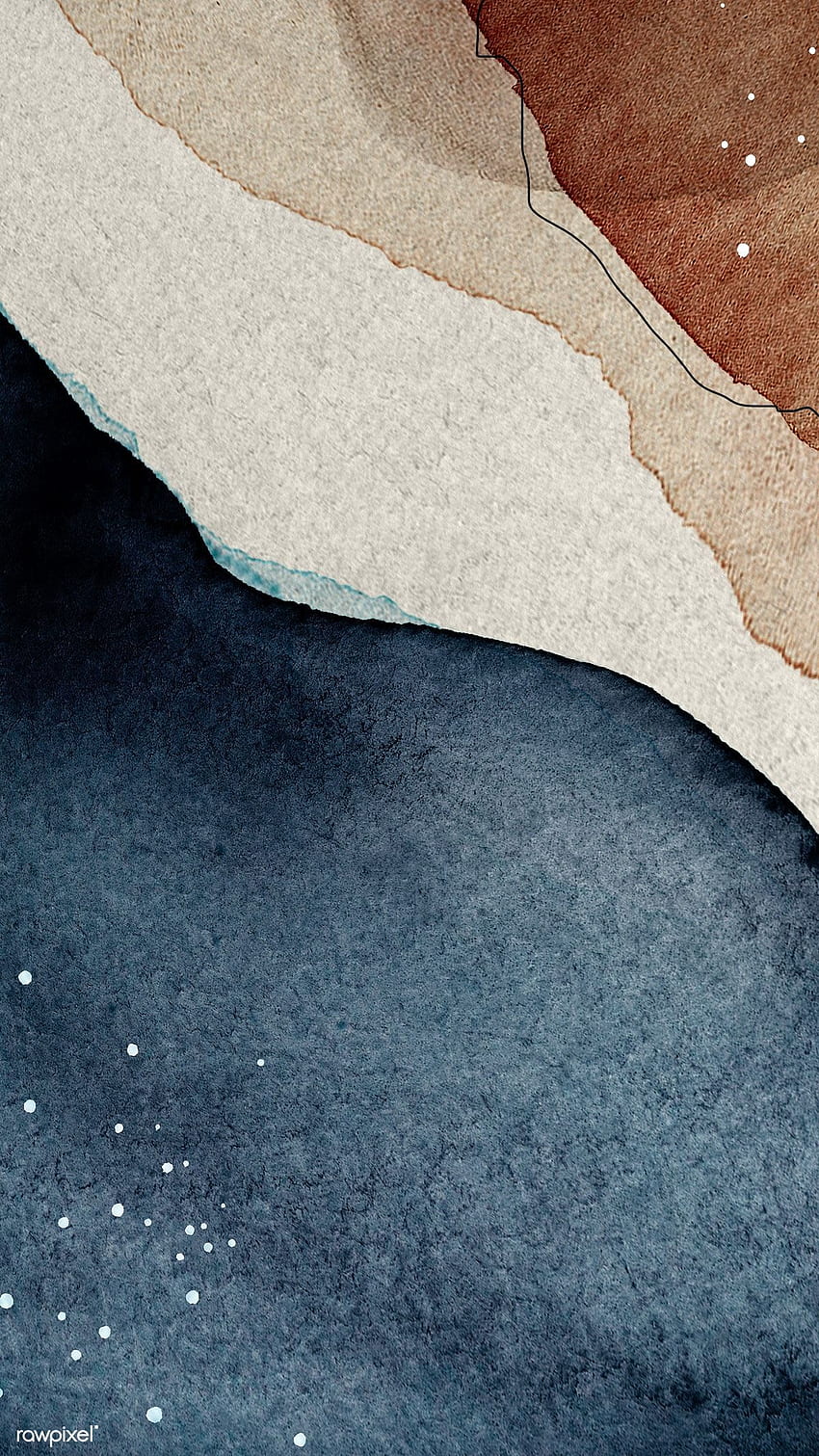 illustration premium du téléphone mobile de peinture abstraite de ton de terre en 2020. Peinture abstraite acrylique moderne, Petite peinture abstraite, Peintures à l'aquarelle abstraites, Tons de terre Fond d'écran de téléphone HD