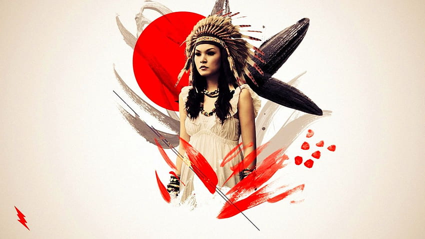 native american indian woman warrior black vector  Stock Illustration  57099641  PIXTA