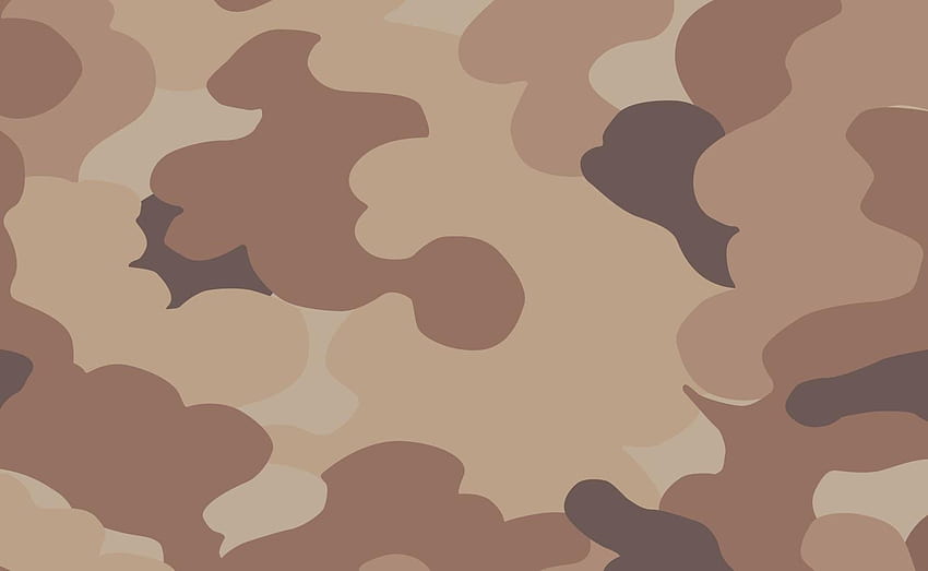 Military camouflage texture khaki print background - Vector 2358079 Vector Art at Vecteezy, Desert Camo HD wallpaper