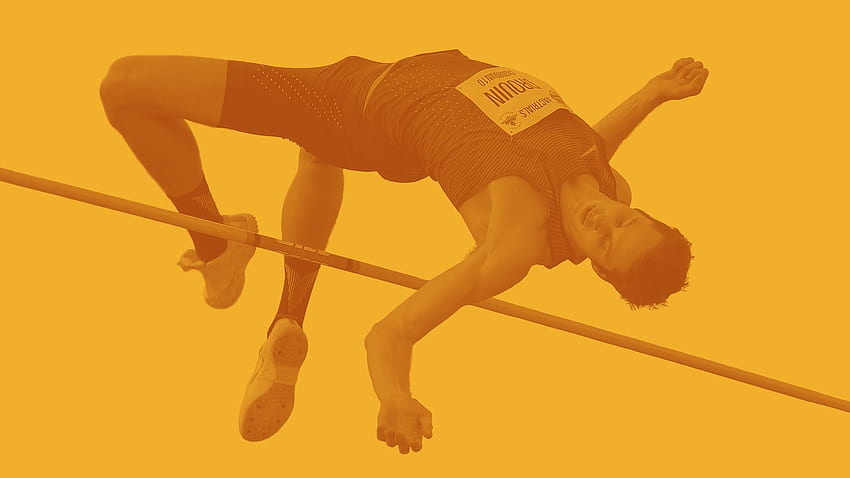 La línea fina: lo que convierte a Derek Drouin en un saltador de altura de talla mundial The New York Times fondo de pantalla