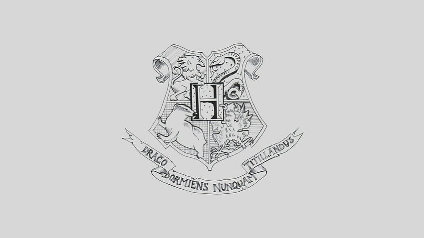 hogwards hogwarts gaara potter coat of arms coat hogvrtsa harry, Minimalist Harry Potter HD wallpaper