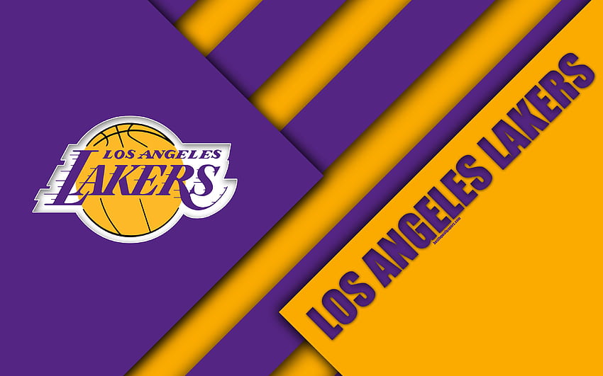 LA Lakers Logo Ultra. Fundo, Los Angeles Lakers papel de parede HD